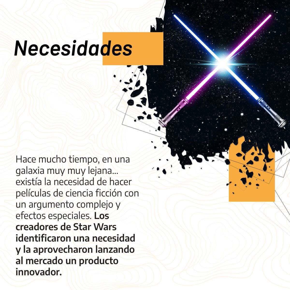 4nonmarketers's tweet photo. 🎬🚀 Hoy es el Día de #StarWars y te traemos unas claves de marketing que esta famosa saga nos ha dado a lo largo de los años. 🎬🚀

#MayThe4th #maythe4thbewithyou #StarWarsDay #marketing #marketingtips #marketingdigital #marketingonline #socialmedia https://t.co/AgkjajkzyK