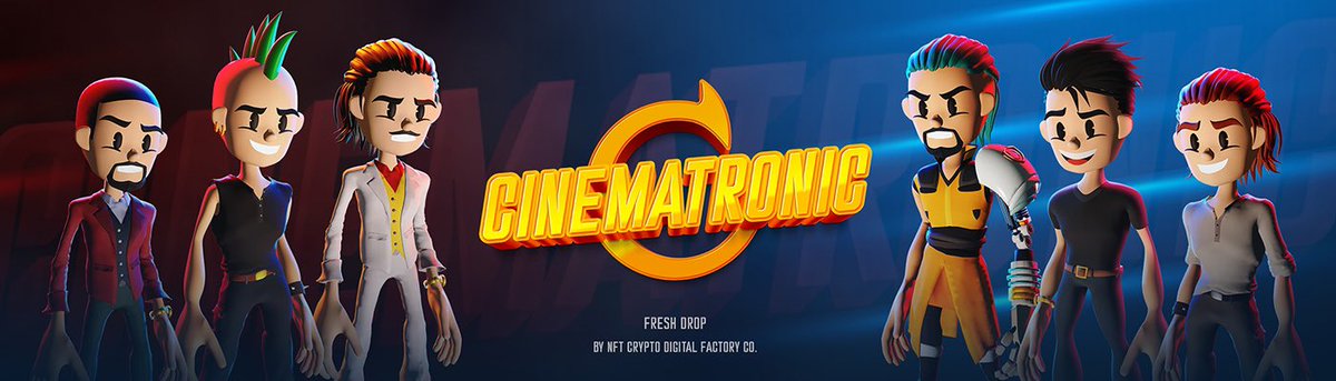 CinematronicNFT's tweet photo. ❗️Cinematronic NFT❗️
by @NFTcryptfactory unique collection!

🤯First step to change the whole NFT market and one-of-kind digital items perception! 

🚀 MINT is coming soon 🚀
Join Discord - https://t.co/AwFueN3wyo 

——
#nft #NFTProject #NFTs #NFTdrop #NFTCollection #nftcollectors https://t.co/FDTlJLHH6P