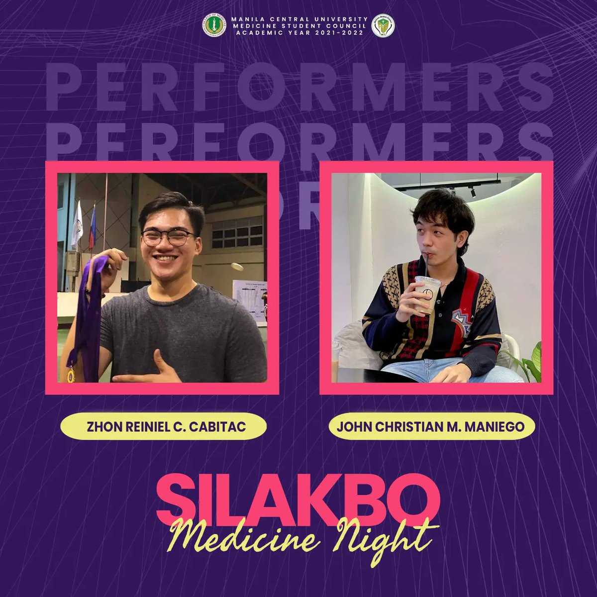 mcumsc's tweet photo. We're excited to announce the Open Mic roster, which will display their talents and skills on the Zoom stage! ✨

Tune in tomorrow for more guest performers, as promised!

Prepare yourself for a night of tunes and positive feelings that you will not forget! See you all on Sat! 🔊 https://t.co/UAh0e4pRzY