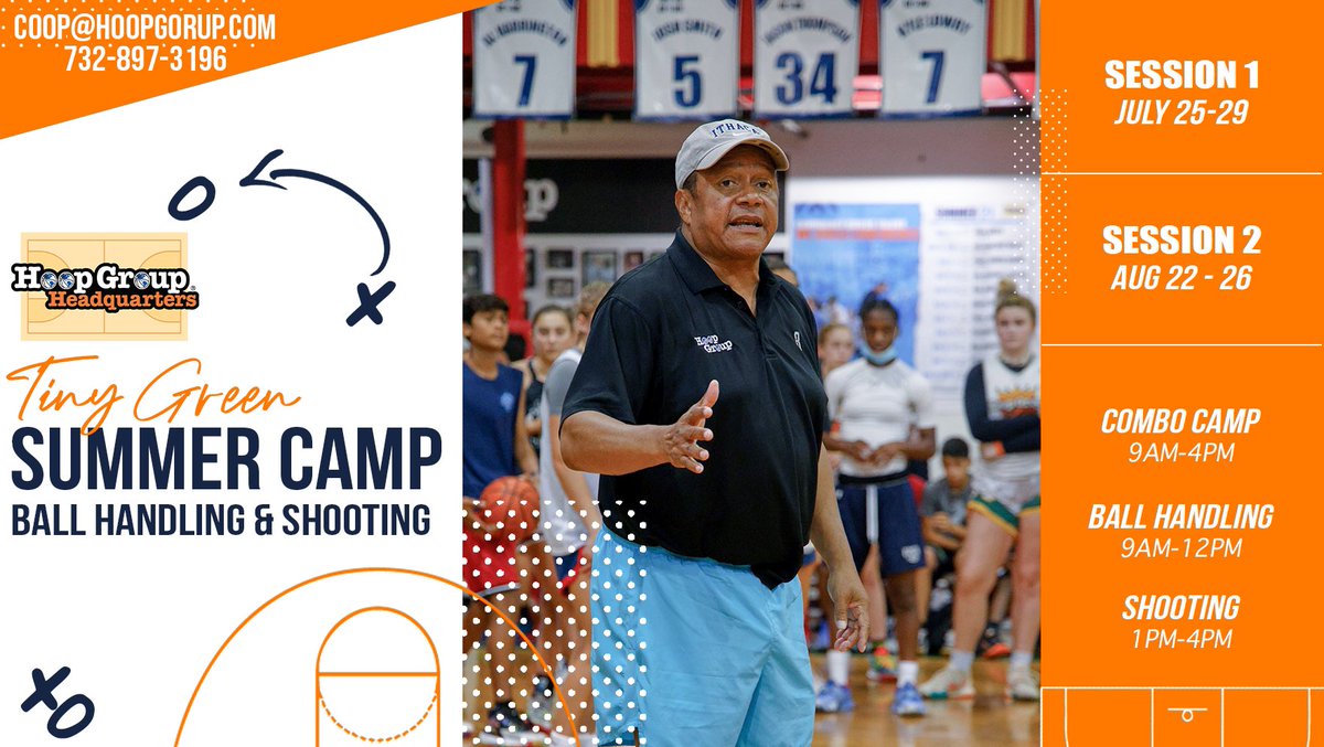 HoopGroupHQ's tweet photo. Ball Handling &amp; Shooting Summer Camp at Hoop Group Headquarters STARTS July 25th 🏀✌🏽@TinyGreenNBS .
.
.
#hoopgrouphq #neptune #tinygreen #ballhandling  #improve #alwaysatit #jerseyshore #basketball #shorething #youheardithere #trainhard #fitfam #summer2022 https://t.co/nEUJMUbWni