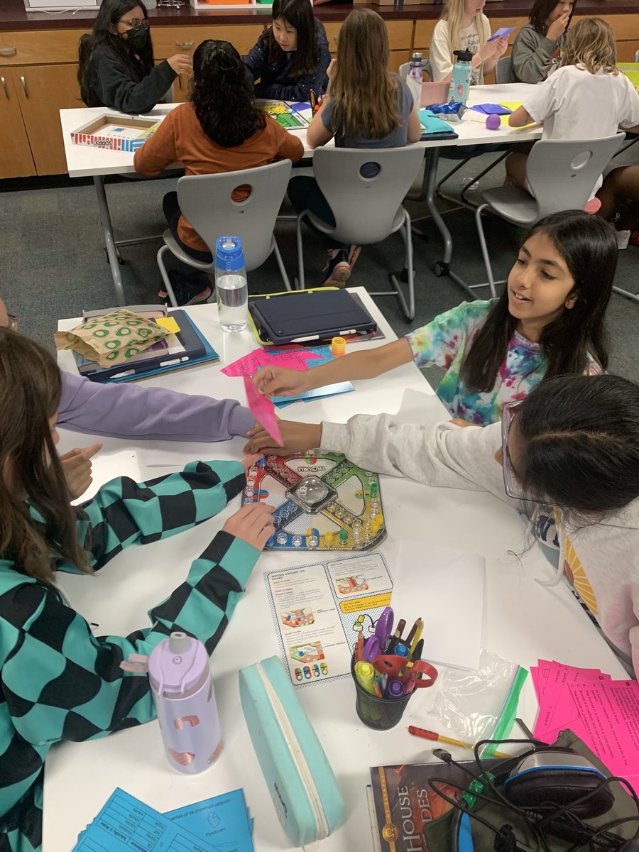CarrieBoyleCISD's tweet photo. 5C practicing matter and energy using task cards and board games! So fun watching the learners explain their thinking and working together to demonstrate their knowledge. @AustinElem #CISD_Science @BKrommenhoek https://t.co/Kl8s0Vbd9f
