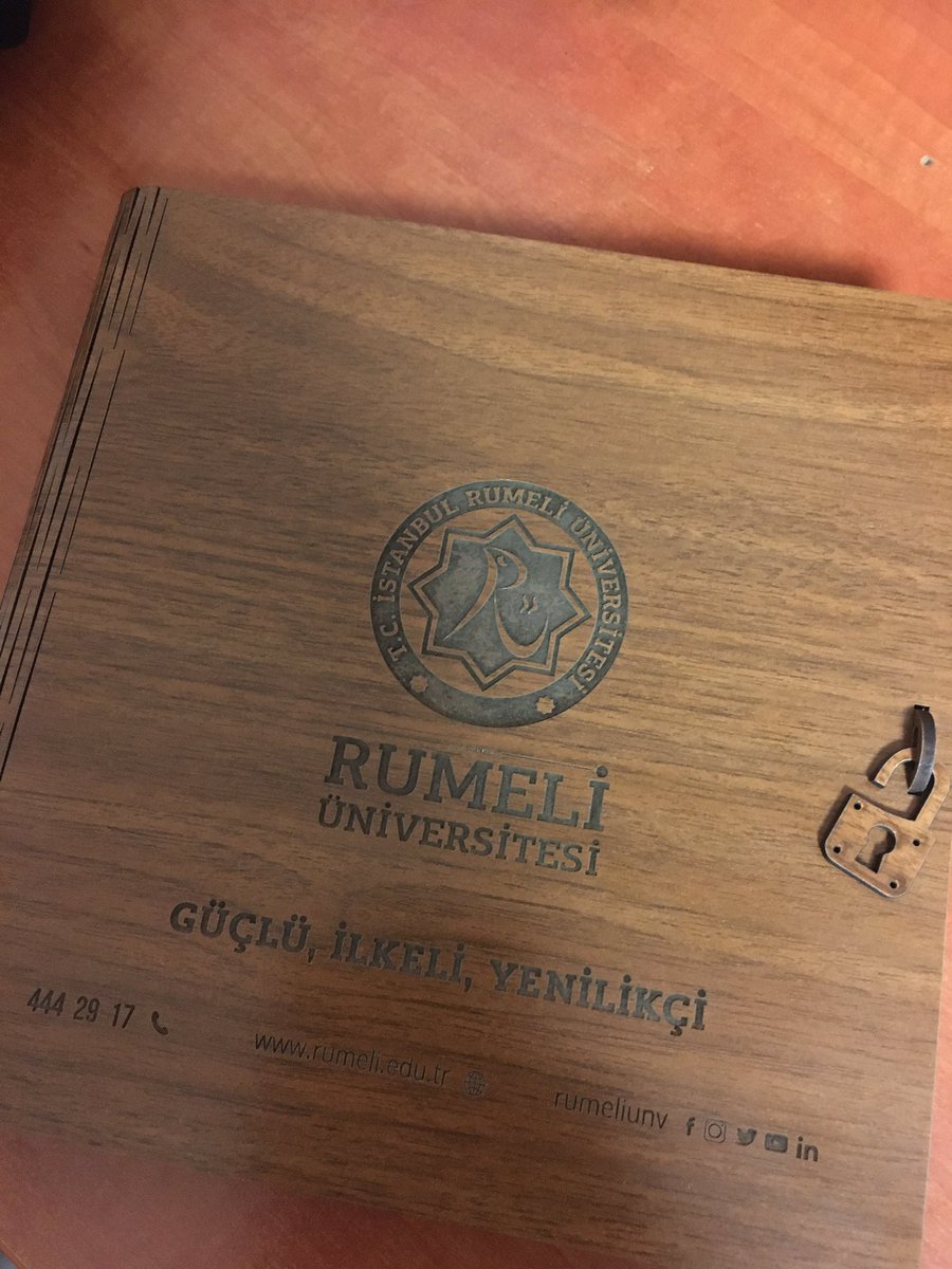 Bu nazik hediye için çok teşekkür ederim 🌸 İyi Bayramlar ☺️  #RumeliÜniversitesi