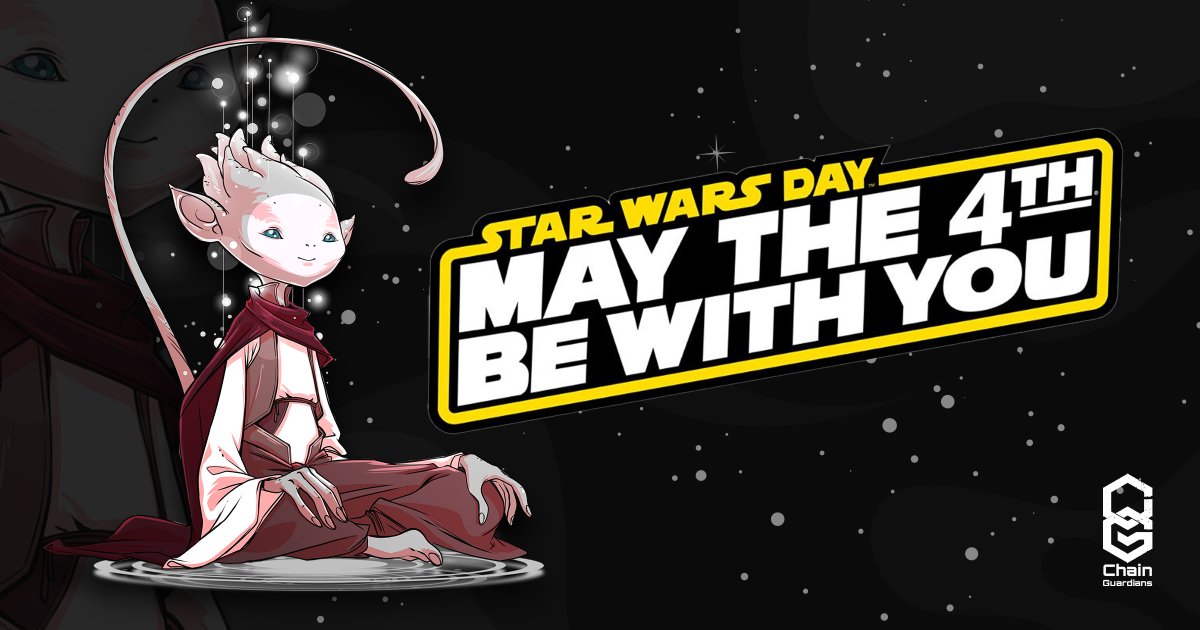 PentagonGamesXP's tweet image. ✨Happy Star Wars Day from ChainGuardians! #MayThe4thBeWithYou