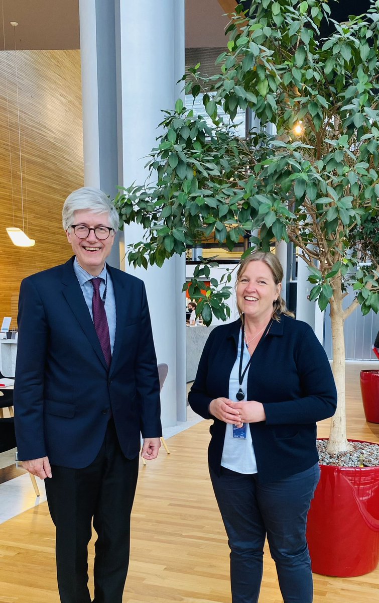 RolfEinarFife's tweet photo. Thank you 🇸🇪 🇪🇺MEP @KarinKarlsbro @Europarl_EN for an excellent exchange on the green transition #GreenStrategicPartnership 🇳🇴 🇪🇺 #greenvaluechains #innovation #NordicCooperation #EEA @RenewEurope @EP_Environment @EP_Trade Tusen takk! https://t.co/gAeYQswZTi