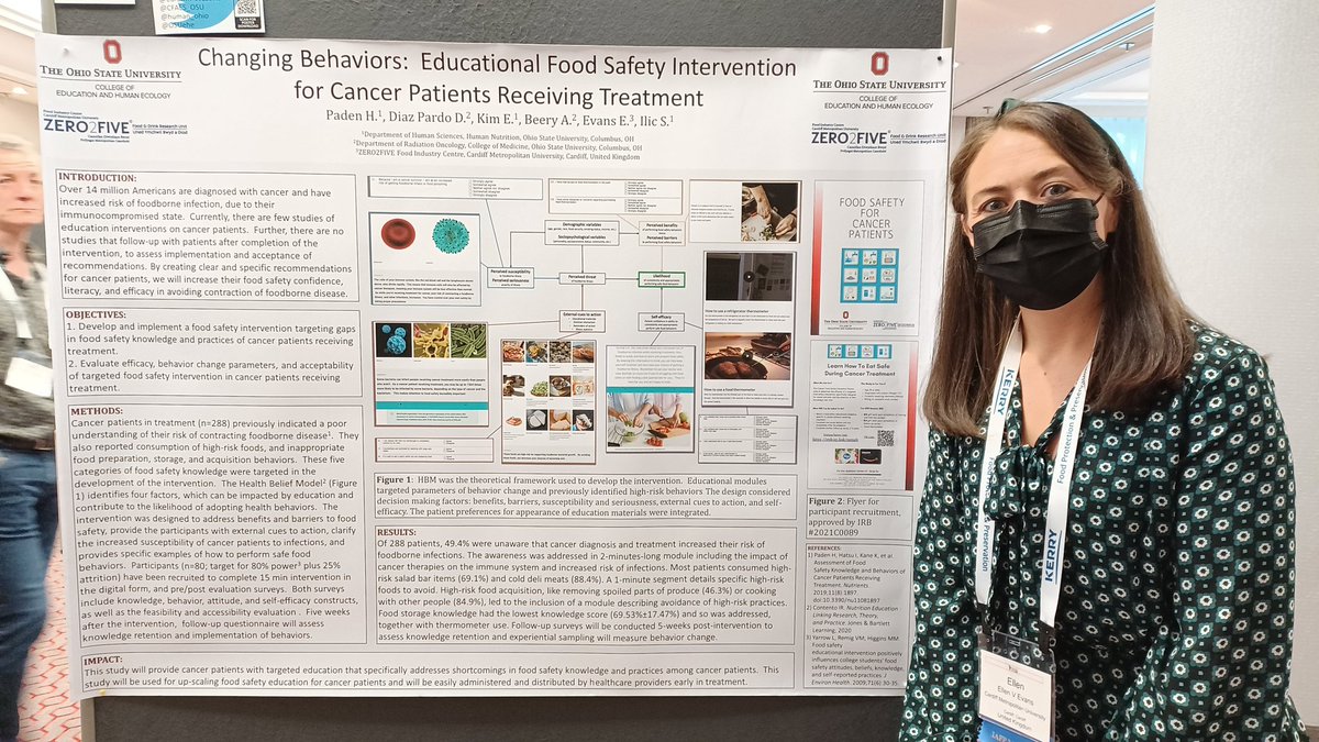 Research_Ellen's tweet photo. It was an honour to present collaborative research from @ZERO2FIVE_ and @OSUehe @human_ohio @CFAES_OSU  @CardiffMetCSSHS @cardiffmet @SanjaIlic13 at #iafp2022 lots of interesting and discussion about Holly's PhD research project https://t.co/POYkBpB2x6