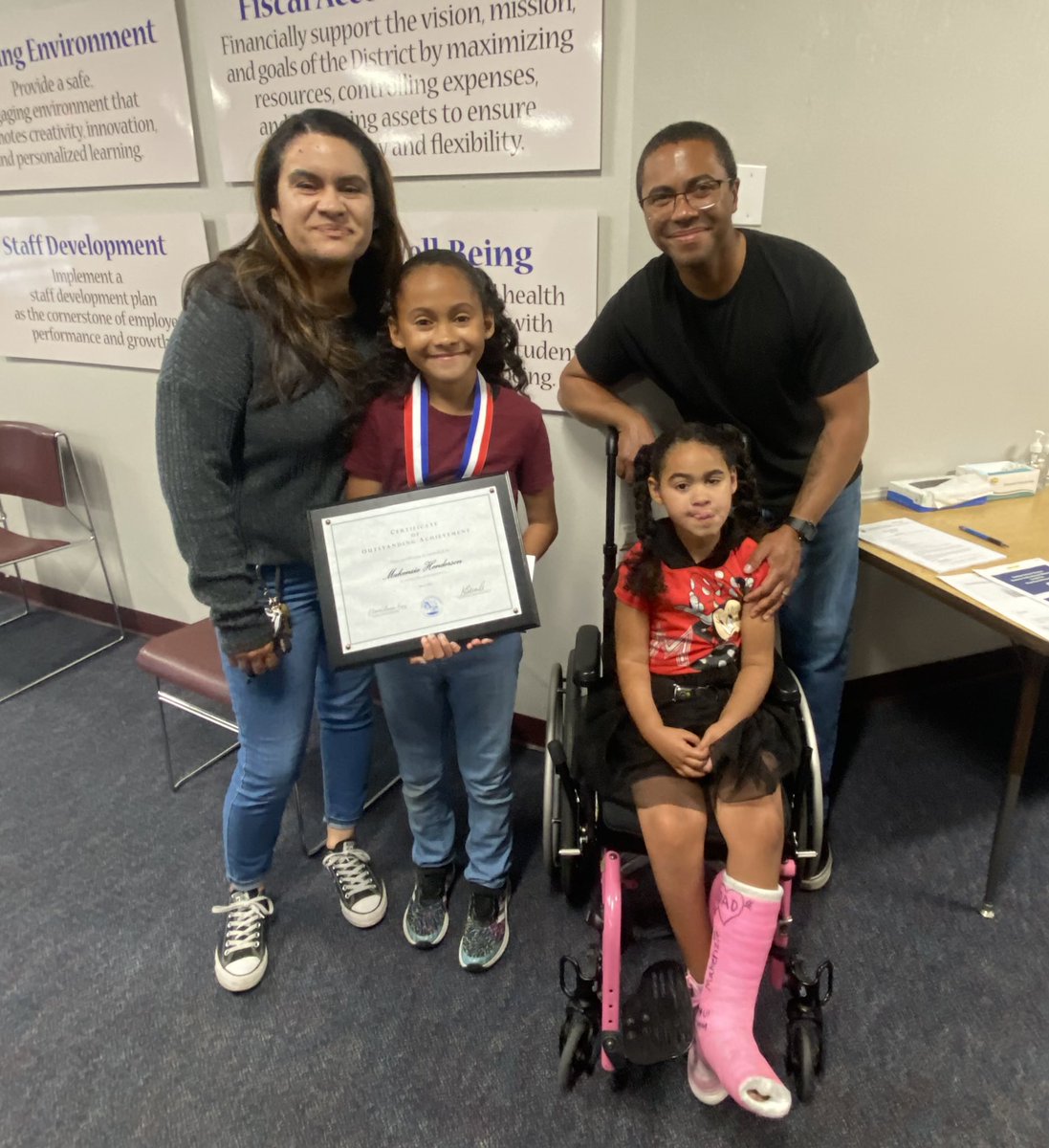 Congratulations to Makenzie for receiving an award from the Santee School Board last night!  We are so proud of you! <a href="/SSDKristin/">Kristin Baranski, Ed.D</a>