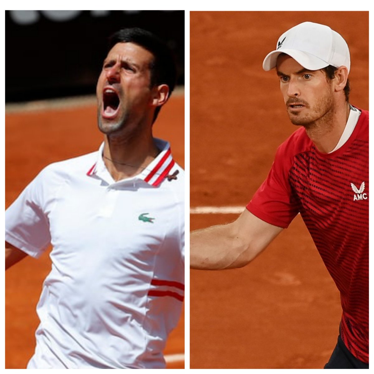 stevegtennis's tweet photo. RETWEET if you cannot wait to see the 37th instalment of
#Djokovic Vs #Murray tomorrow @MutuaMadridOpen
#MMOPEN
#Round37 https://t.co/xmxUuqOwf0