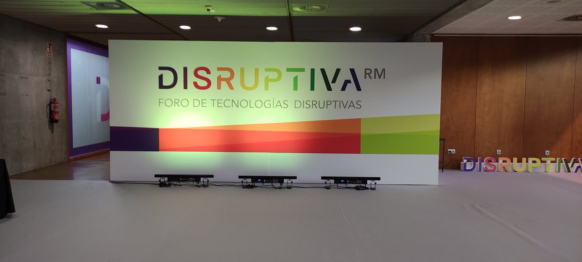 Todo listo para mañana, os esperamos en el #disruptivaRM