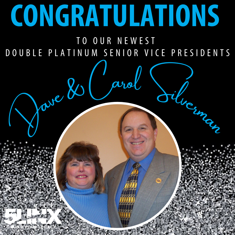 myepiccompany's tweet photo. 5LINX is excited to announce the promotion of our newest Double Platinum Senior Vice Presidents. Congratulations to Dave and Carol Silverman from Rochester, NY. Keep growing your business and building your legacy. We are 5LINX! #family #5LINX #BuildYourLegacy https://t.co/lT6hsFIR2H
