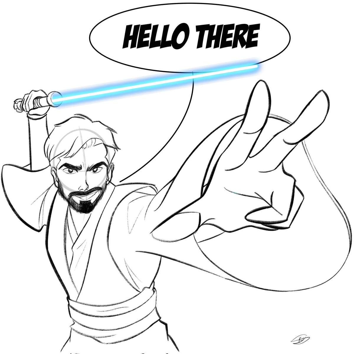 thefrench_kitty's tweet photo. Well well happy star wars day, guys ✨
My instagram followers have chosen "Hello There" as theme and this is what I had the time to draw :

May the 4th be with u ~

#StarWarsDay #MayThe4thBeWithYou #obiwan #AnakinSkywalker #starwarsday2022 #AhsokaTano #hellothere https://t.co/uJ0v6BC0hi