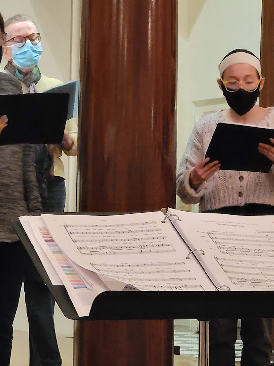 MelodiaSings's tweet photo. Rehearsals for 'Light of A Brand New Day' are blooming! Live and in-person. See us Sun, May 22, 7:30 pm, Chelsea NYC! Limited seating. Get tix now! https://t.co/uKvcM1UcMn #concert #choral #women #nyc #mayevent https://t.co/9cJIZIjufX