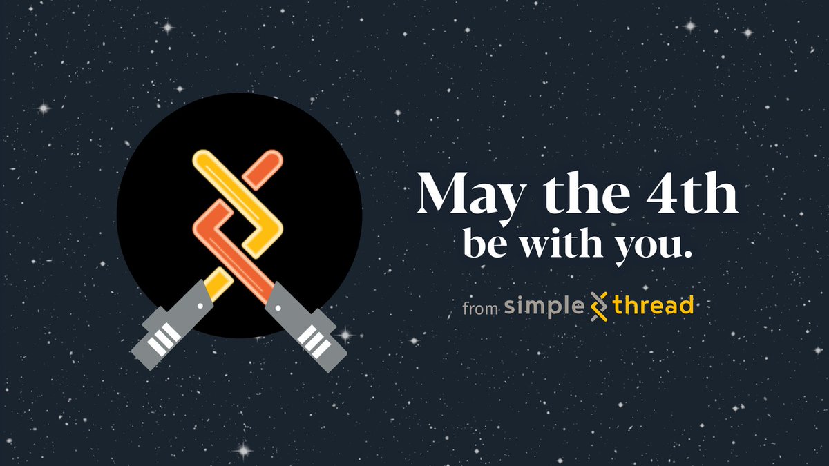 Happy Star Wars Day! 
 
“Try not. Do or do not. There is no try.” — Yoda 
 #Maythe4th #StarWarsDay