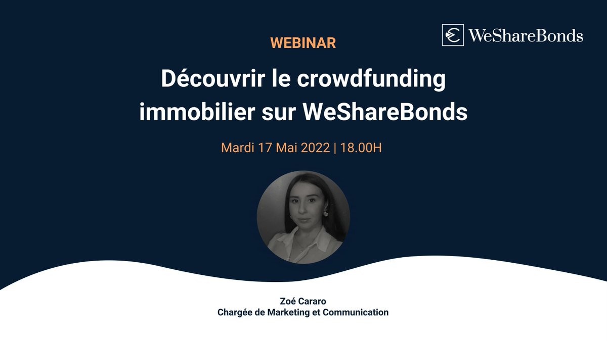 ⏰Webinar⏰ 

Vous êtes intéressé par le #Crowdfunding #Immobilier ? Vous souhaitez en apprendre davantage sur les collectes, la rentabilité ? 
Participez au #webinar pour découvrir notre plateforme !

📅 Mardi 17 mai, 18H
📍 S’inscrire buff.ly/39vlNwR