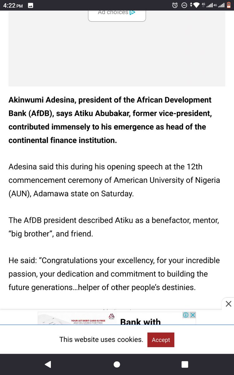 ezek_o's tweet photo. O.L.U.W.A.A.T.I.K.U.M.I.D.E.
The doings of a LEADER with CAPACITY, PATRIOTISM & SELFLESSNESS.
#TheFaceOfALeader
#Atikumide
#AtikuKawai
#AtikuCan
#GoForCompetence https://t.co/iSF0Y4YiAx