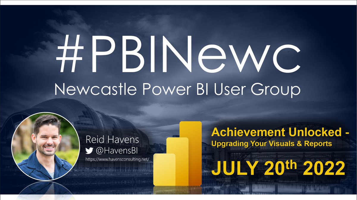 Glen Leck (@bi_ographic) on Twitter photo We've now got May, June & July covered with our monthly <a href="/PowerBINewc/">Newcastle Power BI User Group</a> sessions. I'm pleased to announce that <a href="/HavensBI/">Havens Consulting</a> is our latest addition for this July. Don't miss this one! #PowerBI
meetup.com/Newcastle-PUG/… We've now got May, June & July covered with our monthly <a href="/PowerBINewc/">Newcastle Power BI User Group</a> sessions. I'm pleased to announce that <a href="/HavensBI/">Havens Consulting</a> is our latest addition for this July. Don't miss this one! #PowerBI
meetup.com/Newcastle-PUG/…