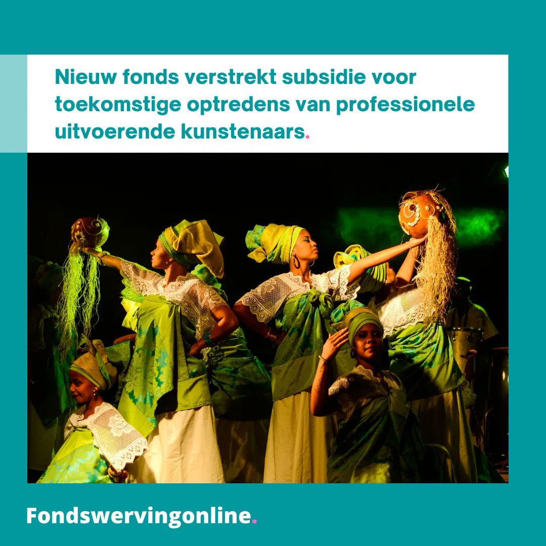 TenPages's tweet image. NIEUW FONDS VERSTREKT SUBSIDIE VOOR TOEKOMSTIGE OPTREDENS VAN PROFESSIONELE UITVOERENDE KUNSTENAARS
Nieuw fonds helpt professionele uitvoerende kunstenaars financieel met toekomstige optredens: buff.ly/3FgEmRp

#Subsidie #Fonds #Grants #Toneel #Podiumkunst #Arts #Theater