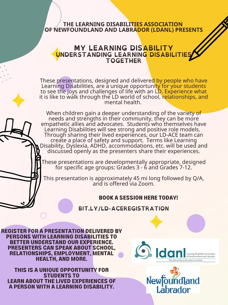 LDANL's tweet photo. Teachers, Community Leaders, anyone working with children - take advantage of our free zoom presentations. https://t.co/yKmoPmz1bd