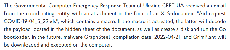 KorbenD_Intel's tweet photo. Tell me how @_CERT_UA can say more in one short google-translated paragraph than most intel vendors do in five? They are under fire and still exemplifying excellence! https://t.co/e06tvBEpQg