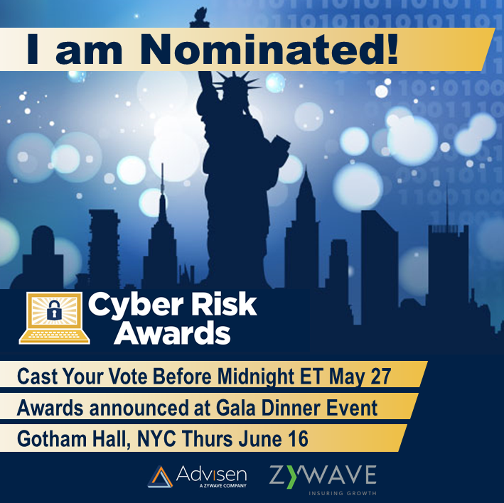 Scott_Stransky's tweet image. I'm honored to be nominated for the 2022 Advisen Cyber Risk Awards in the "Cyber Risk Person of the Year – Actuary or Modeler" category! If you have a moment, please cast your vote here:  go.zywave.com/2022_Cyber_Ris…