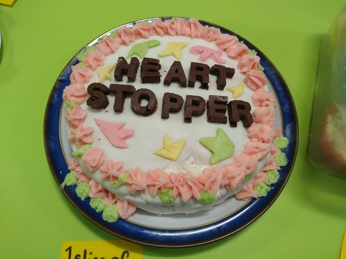 KewHouseLibrary's tweet photo. Today our students held a cake sale and raffle with a Heartstopper theme to raise fund for @TrevorProject #LibraryLife #Heartstopper 🏳️‍🌈❤️🎂 https://t.co/e044XcPWXe