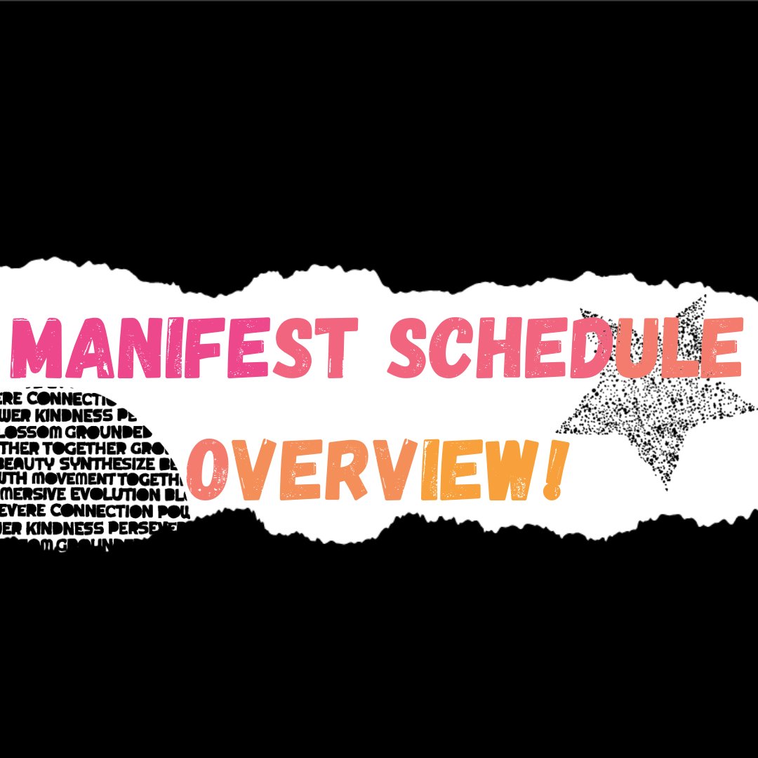 CCCManifest's tweet photo. 🌟Check out the #CCCManifest schedule overview on our Instagram!🌟

#TogetherAtManifest

https://t.co/mCvepy1YOw https://t.co/CntjBYGTCN