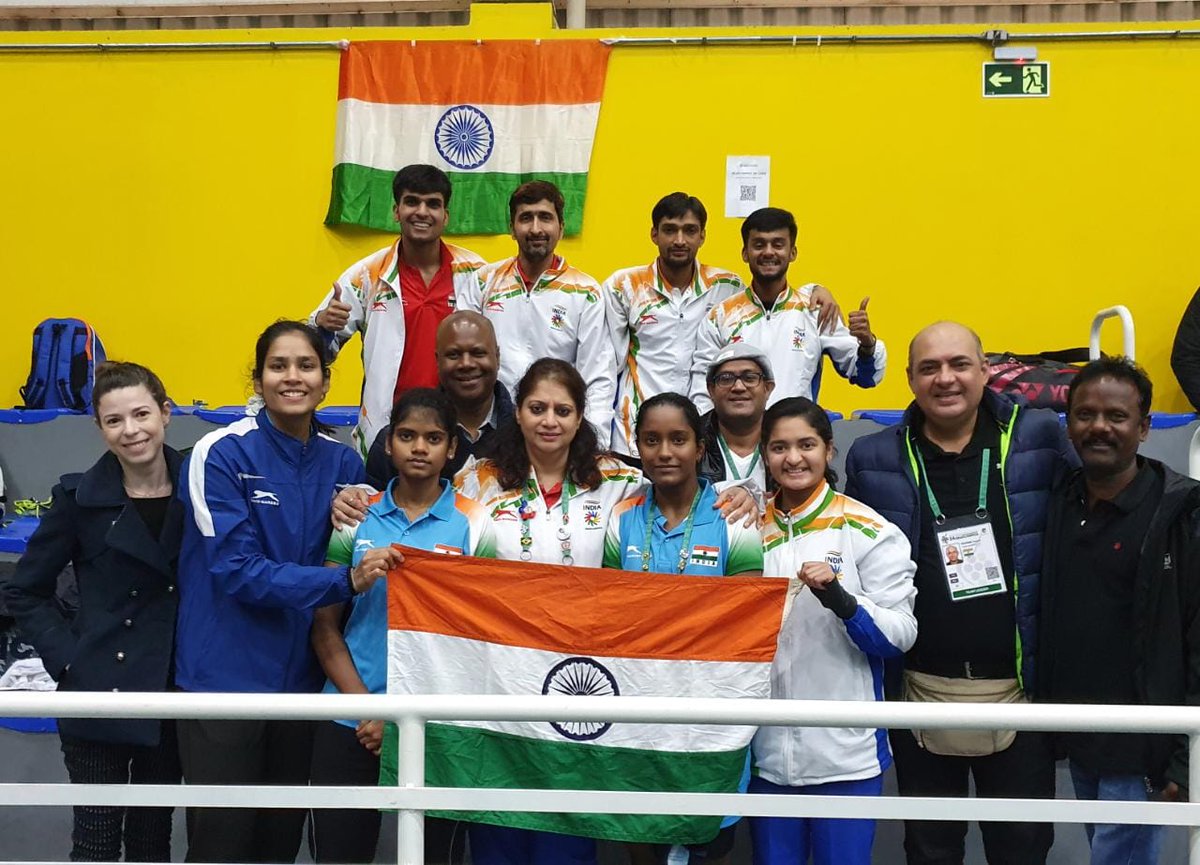 Ashni Dhaor (@dhaorashni) on Twitter photo Indian badminton team has reached the Finals at #Deaflympics!!
India won against Chinese Taipei by 3-1
Cheers for Indian team!! Praying and hoping they win Gold!! <a href="/ianuragthakur/">Anurag Thakur</a> <a href="/IndiaSports/">Dept of Sports MYAS</a> <a href="/Media_SAI/">SAI Media</a> Indian badminton team has reached the Finals at #Deaflympics!!
India won against Chinese Taipei by 3-1
Cheers for Indian team!! Praying and hoping they win Gold!! <a href="/ianuragthakur/">Anurag Thakur</a> <a href="/IndiaSports/">Dept of Sports MYAS</a> <a href="/Media_SAI/">SAI Media</a>