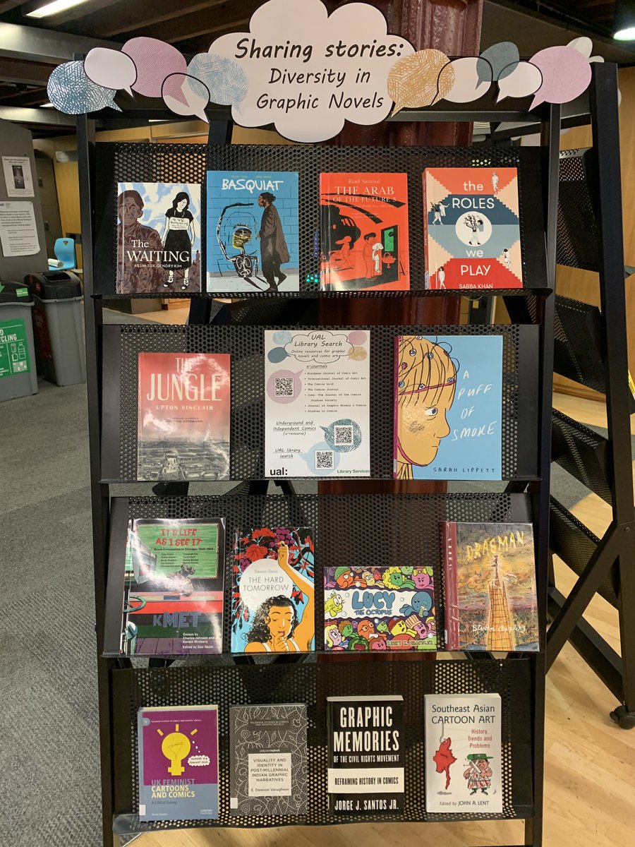 lj_simic's tweet image. @csm_news @CSM_Library_LZ Central Saint Martins yesterday - great choice of diversity in Graphic Novels @SIETAREUROPA @SIETAREUROPA @Sietar_UK