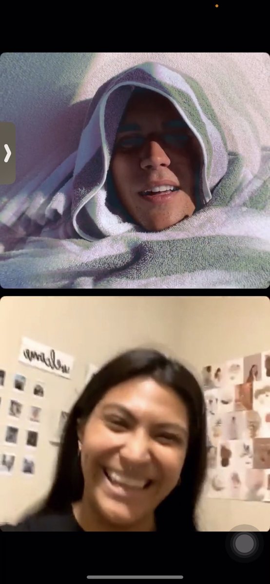 Nicolervv's tweet photo. YESTERDAY I WENT LIVE WITH JUSTIN NNN THIS CANT BE REAL🥺💘 I love you forever #justinbieber https://t.co/HItAkroXG8