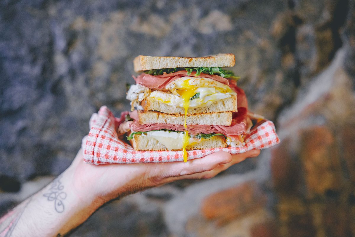 ChefChuckHughes's tweet photo. Start your weekend off with this decadent breakfast sandwich, topped with @ParmaHam_USA, cheese, fried egg.

Commencez votre weekend avec ce sandwich déjeuner avec du Prosciutto di Parma, fromage, œuf frit.

↘️ https://t.co/bOh7LmlKqj

#iconsofeuropeantaste #ParmaHam_USA #ad https://t.co/DO7OqiIJVG