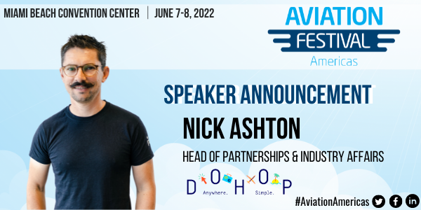 AFA_conf's tweet photo. Check out this Speaker Announcement!

Nick Ashton, Head of Partnerships &amp; Industry Affairs at Dohop, has joined the Aviation Festival Americas Speaker List.

Interested in learning more? Join Nick and 200+ speakers this June in Miami! https://t.co/dbWvbJrYCA https://t.co/0GzOmfbHjj
