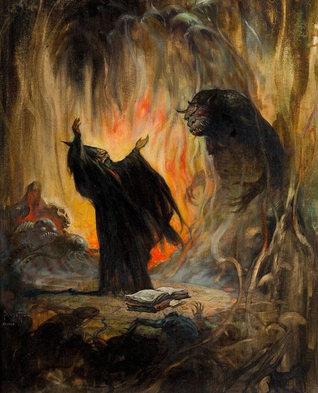 The Sorcerer by Frank Frazetta