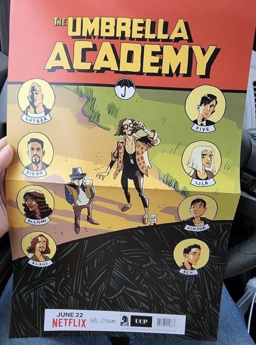 SIGNED TUA POSTER : r/UmbrellaAcademy