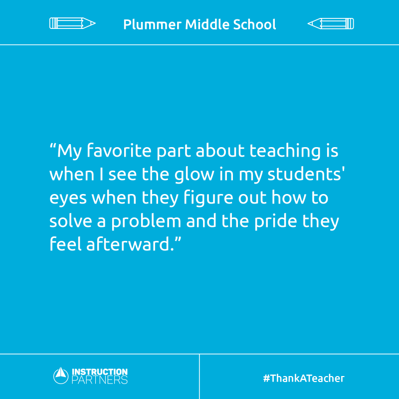 InstructUP's tweet photo. Today we are highlighting Manal Alalaween, a 7th-grade math teacher in Houston, Texas—click through to read words of appreciation for Ms. Alalaween!

Thank you teachers for creating the 'glow'! #TeacherAppreciationWeek