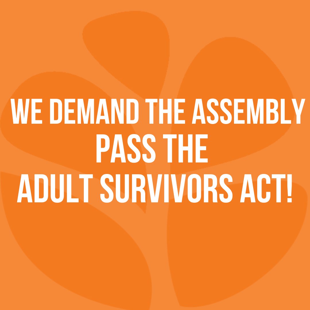 We demand the NYS Assembly Judiciary Committee bring the #AdultSurvivorsAct bill for a vote immediately. We call on .@CharlesLavineNY and Speaker .@CarlHeastie to stand with survivors now.