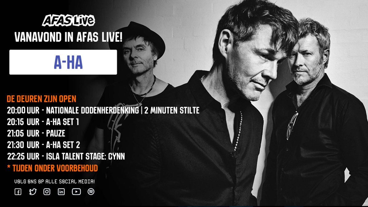 AFASLive's tweet image. De deuren voor de show van @aha_com zijn zojuist geopend! We wensen alle bezoekers een fijne show toe!

#AFASLive #venue #concertzaal #livemusic #livemuziek #concert #gig #liveshow #concerts #show