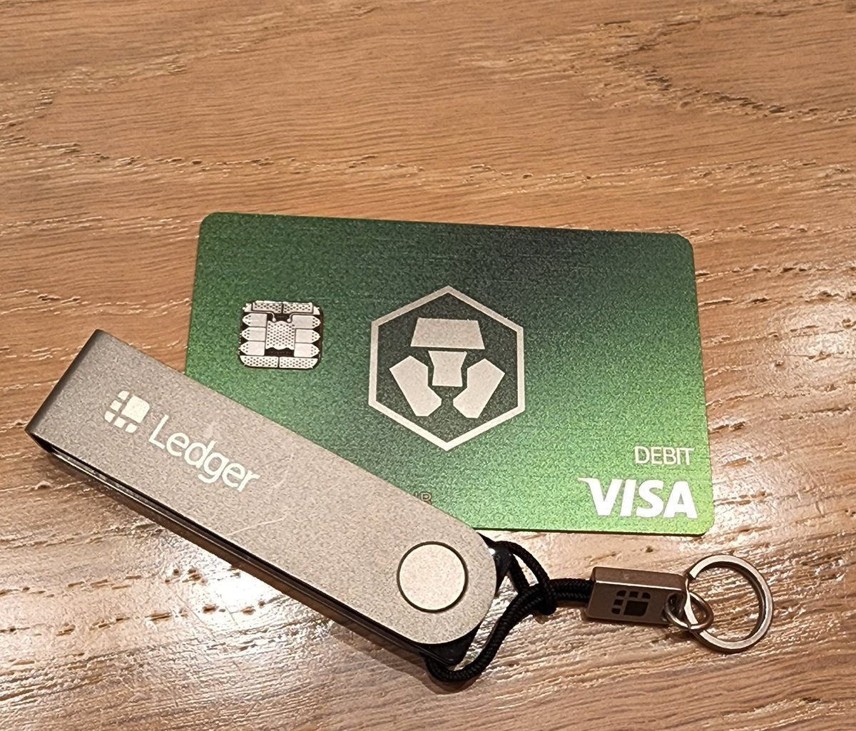 cryptotechtalk's tweet photo. When I travel, I bring my @ledger and my @cryptocomofficial card.  So many falling victim to crypto theft.  https://t.co/VljdnXnjTb don't wait to fall victim to crypto theft. #cryptocurrency #cryptotrading #crypto https://t.co/ki2DQO86Zq