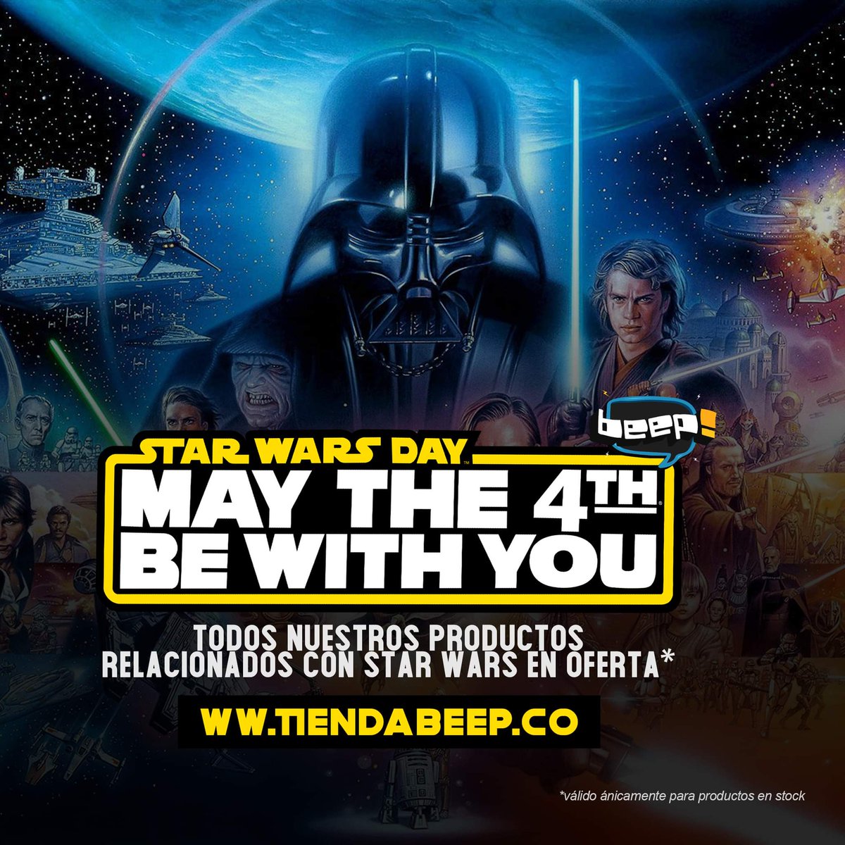 HOY ES EL DÍA
#MayThe4thBeWithYou 

Los precios están de locura y tenemos varias figuras 💯