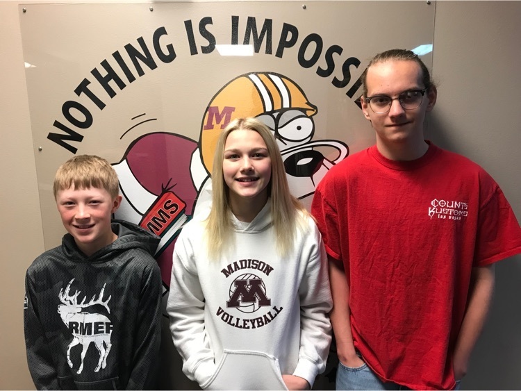 MMS Students of the Month