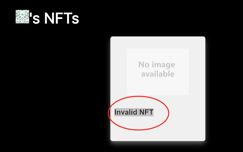 5Tonywang's tweet photo. @OlimpioCrypto @pinatacloud Hello, why is my NTF "Not verified", "Invalid NFT"? https://t.co/JuDwHz30vE