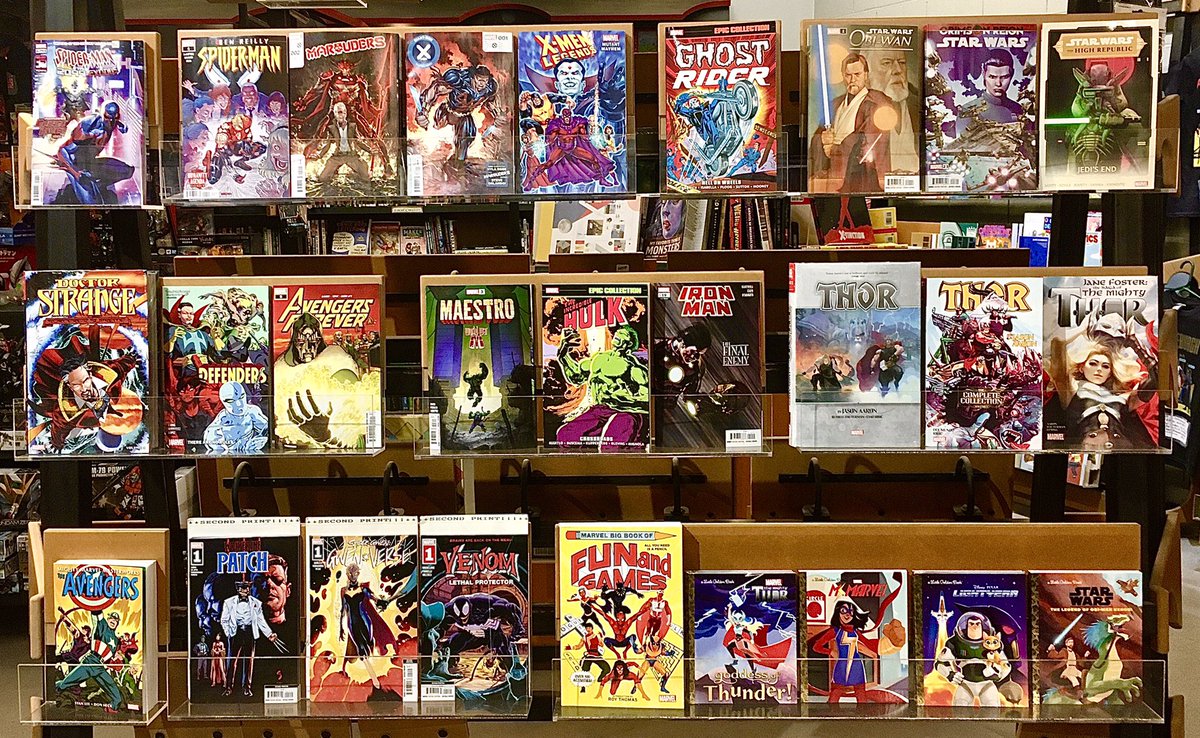 Well, Wednesday is here again, and that means one thing: #NewComicBookDay! Drop in between 12-6 pm to check out all the four color fun. 
#NCBD #NewComicsDay