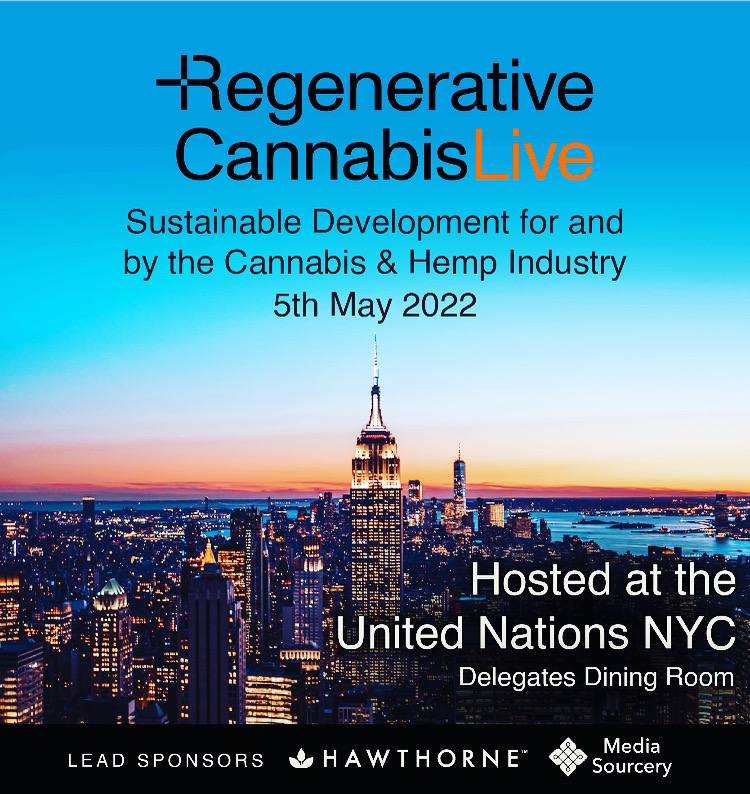 regennabis's tweet photo. One more day until we host the historic cannabis event at the United Nations in NYC. For those who want to watch history by livestream be sure to register asap. 

Livestream link for 'Regenerative Cannabis Live' here https://t.co/rCzHPODYi7 https://t.co/kOHzBB72az