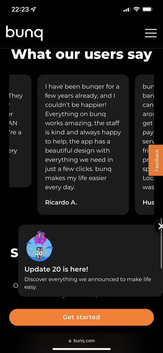 ricandrademc's tweet photo. That is so amazing seeing my feedback in your website!! 🤩🌈🌈🤩
So so so happy 🌈🌈 thank you for this!! That’s means a lot to me!! ❤️❤️
You are and always been my favorite of then all!! @bunq
#BankofTheFree
#bunq
#OnlineBanking
#MasterCard
#easyMoney
#easyGreen
#MyBANK https://t.co/OKMeegxXBE