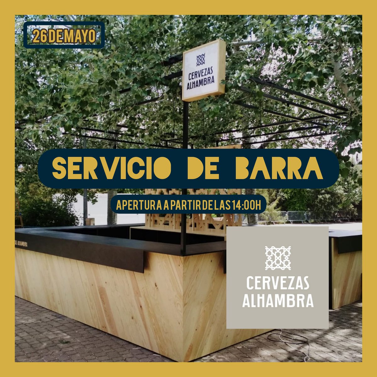 PolarFest_grx's tweet image. Como ya comentamos, uno de los muchos servicios que habrá en el #PolarFest2022 será una BARRA proveïda por @Alhambra_Es desde las 14:00h de la tarde el día 26 de Mayo para que disfrutéis del día de la mejor manera posible 🙌🏽

#festival #PolarFest @curvapolar #CervezasAlhambra