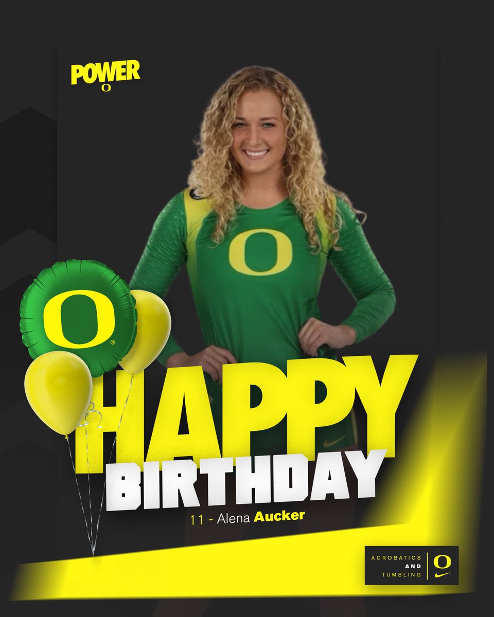 OregonAcroTumb's tweet photo. Hey Duck Fans! Join us in wishing junior, Alena Aucker a HAPPY BIRTHDAY!!🥳 #GoDucks https://t.co/ZuPIgmWlq3