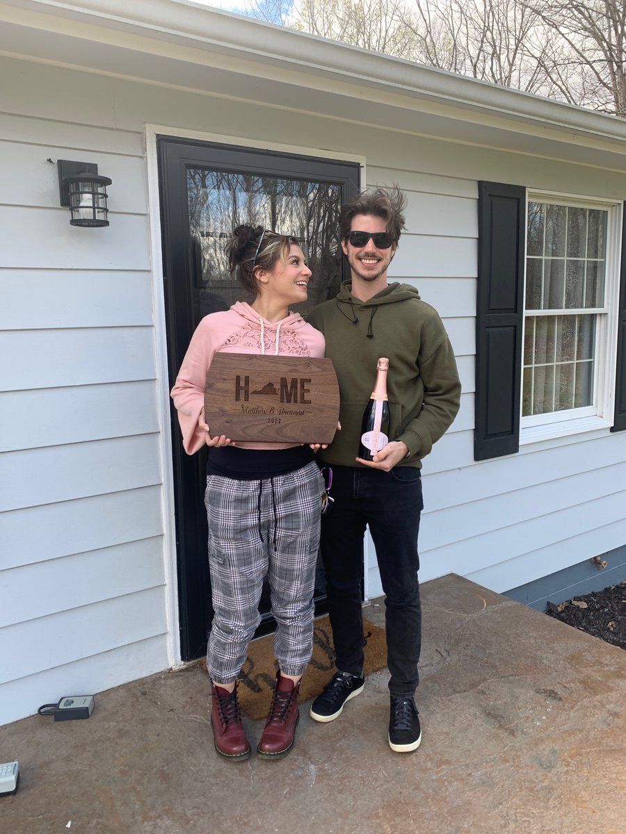 bre_nanner's tweet photo. We’re home 💜 https://t.co/C9Bl3aRHyQ