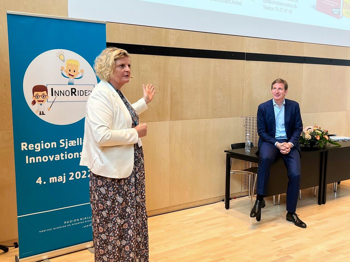Regional Innovationsdag 2022 er slut. Tak til alle som bidrog. Glad for at måtte være vært🥳 <a href="/regionsjaelland/">Region Sjælland</a> <a href="/HeinoKnudsen/">Heino Knudsen</a> <a href="/Per_Bennetsen/">Per Bennetsen</a> <a href="/linelyst/">Line Lyst</a> <a href="/ChristianOrsted/">Christian Ørsted</a> <a href="/NSRsygehuse/">NSRsygehuse</a>