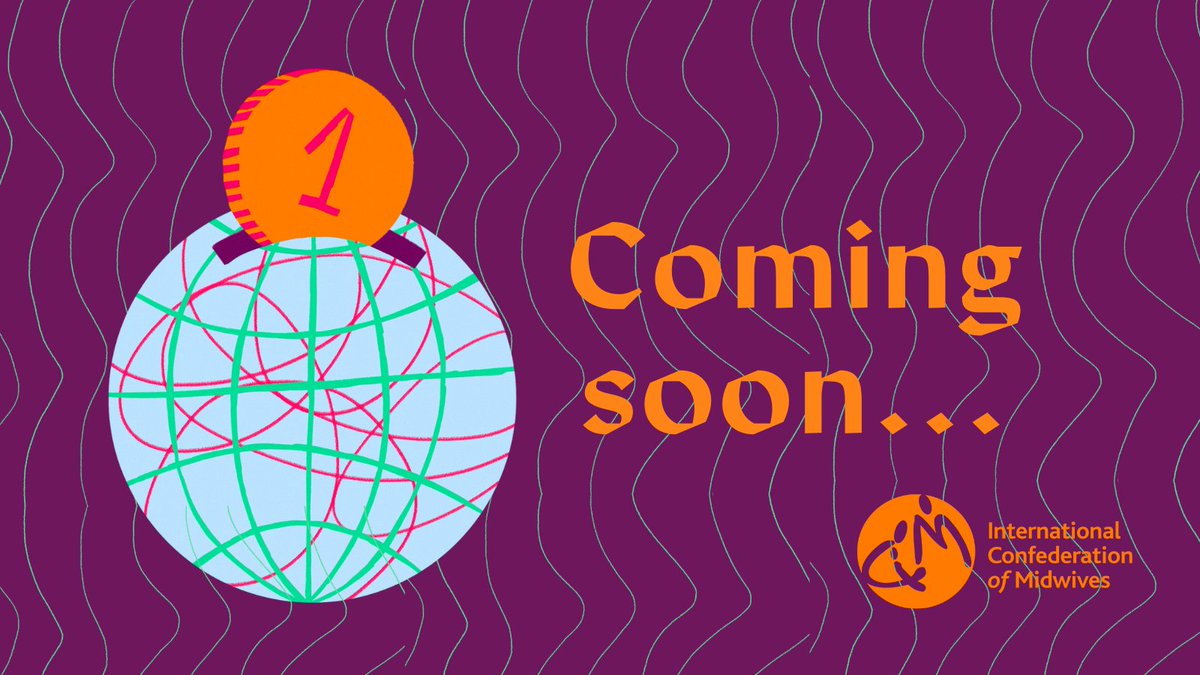 In honour of #IDM2022, we have a BIG announcement to make. Stay tuned to ICM channels tomorrow to learn what we have planned to benefit the midwifery profession in years to come 💭🌏