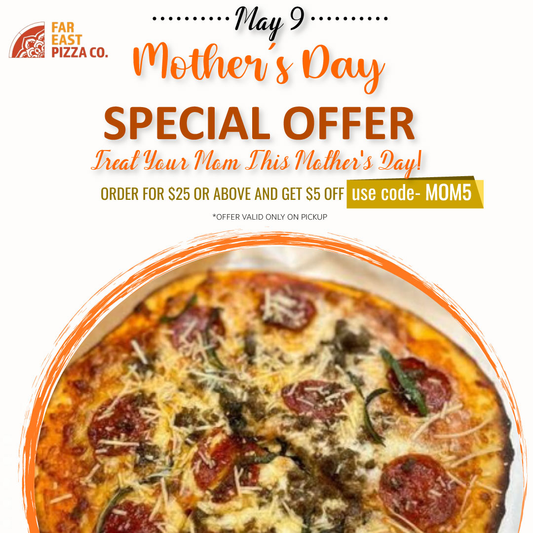 far_pizza's tweet photo. #Surprise your mama with delicious food this #Mothersday
We are sure she won't be disappointed!!
.
#Mothersday #giftcards #momlove #mommy #pizza #pasta #Dessert #fusionfood #fareastpizzaco #Richardson #texas https://t.co/EzgGMHapxA