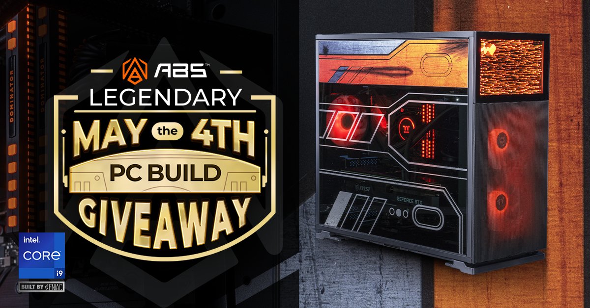 Hello there! Our #MayThe4th PC Build Giveaway is here. Check out this custom @ABSGamingPC powered by @IntelGaming. We're giving away this spaceship-inspired custom PC & selling these limited edition PCs as well. Enter now, I have a good feeling about this. newegg.io/tw-intel-may-4…