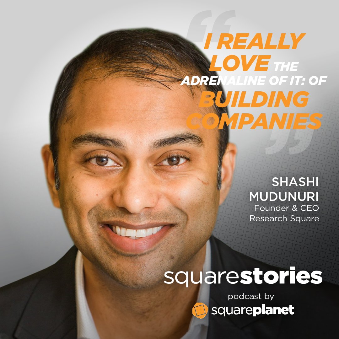 SquarePlanet's tweet image. An incredible guy with an incredible career: hang on for quite a ride that is Shashi Mudunuri.

🎧New #SquareStories #Podcast Episode. LISTEN NOW! 

ow.ly/sTuR50IXmIX

#elevatepeople #squareplanet #researchsquare #shashimudunuri